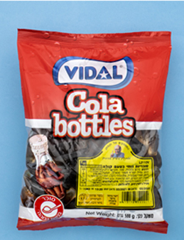 שקית בקבוקי קולה גומי Vidal