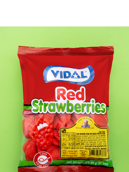 שקית גומי תות שדה מסוכר - Vidal
