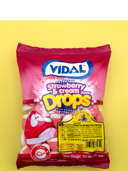 גומי בטעם תות קרם - Vidal
