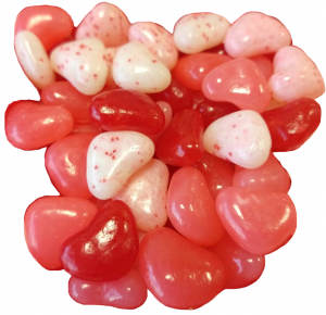 סוכריות ג'לי בינס בצורת לבבות