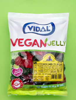 שקית סוכריות ג'לי בטעם פירות טבעוני - Vidal