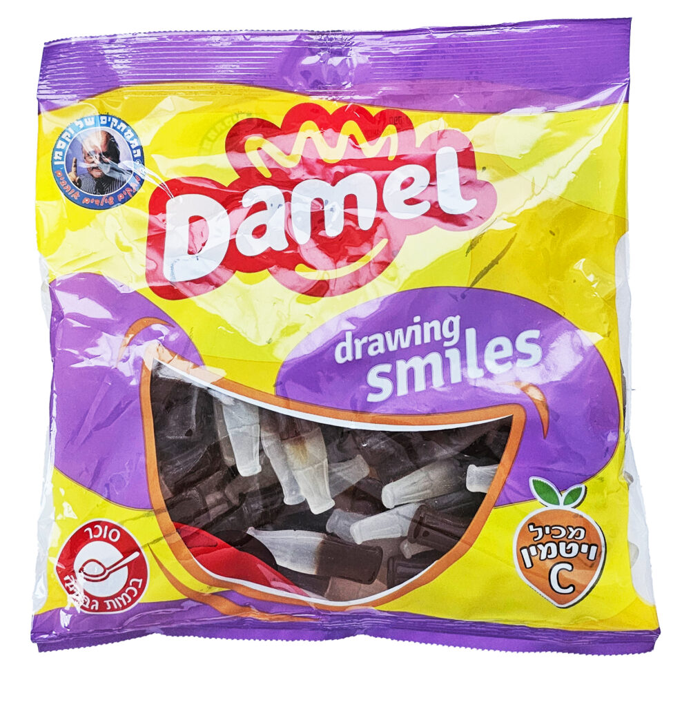 סוכריות ג'לי בצורת בקבוק ובטעם קולה מבריק 500 גרם